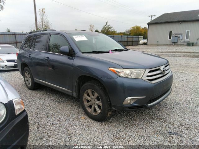 TOYOTA HIGHLANDER 2012 5tdbk3eh4cs145370