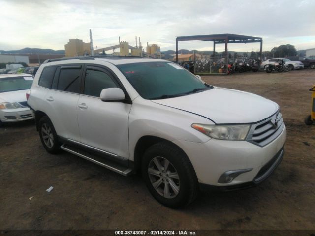 TOYOTA HIGHLANDER 2012 5tdbk3eh4cs149872