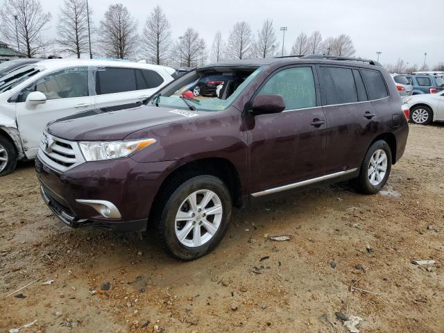 TOYOTA HIGHLANDER 2012 5tdbk3eh4cs150987