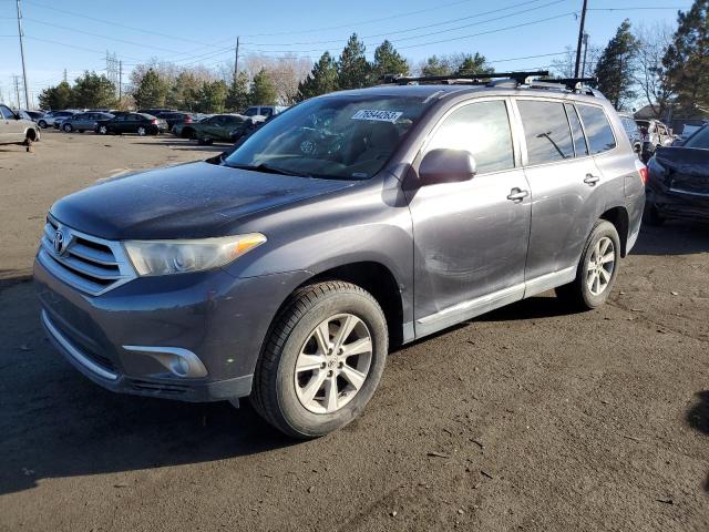 TOYOTA HIGHLANDER 2012 5tdbk3eh4cs151878