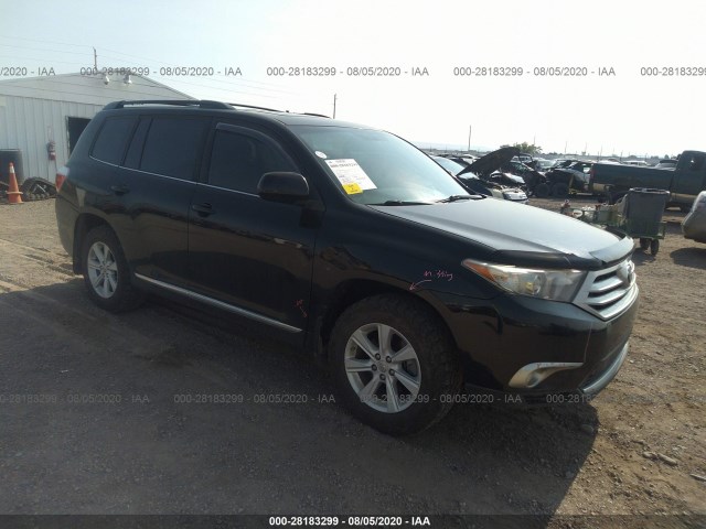 TOYOTA HIGHLANDER 2012 5tdbk3eh4cs159883