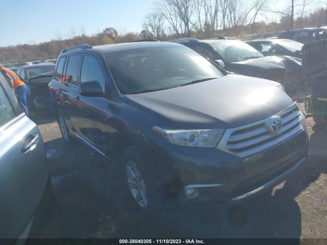 TOYOTA HIGHLANDER 2012 5tdbk3eh4cs161245