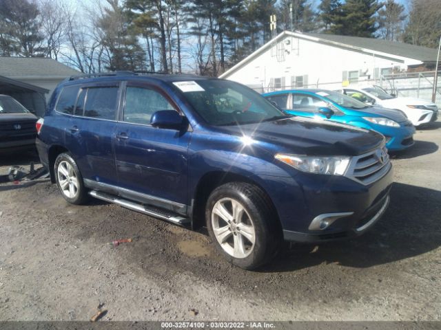 TOYOTA HIGHLANDER 2012 5tdbk3eh4cs161391