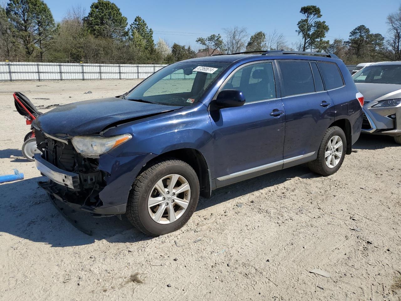 TOYOTA HIGHLANDER 2012 5tdbk3eh4cs163626