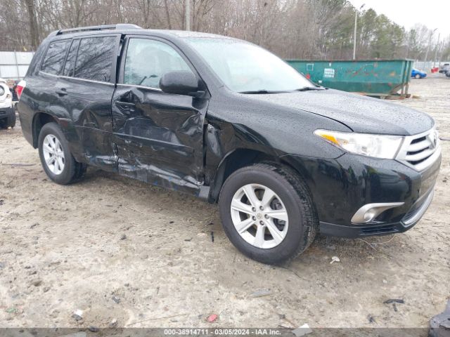 TOYOTA HIGHLANDER 2012 5tdbk3eh4cs171063