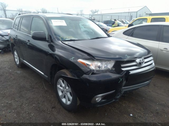 TOYOTA HIGHLANDER 2012 5tdbk3eh4cs172178