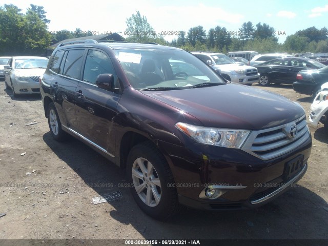 TOYOTA HIGHLANDER 2012 5tdbk3eh4cs174190