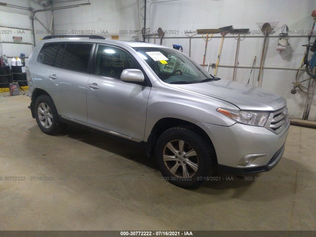 TOYOTA HIGHLANDER 2013 5tdbk3eh4ds186356