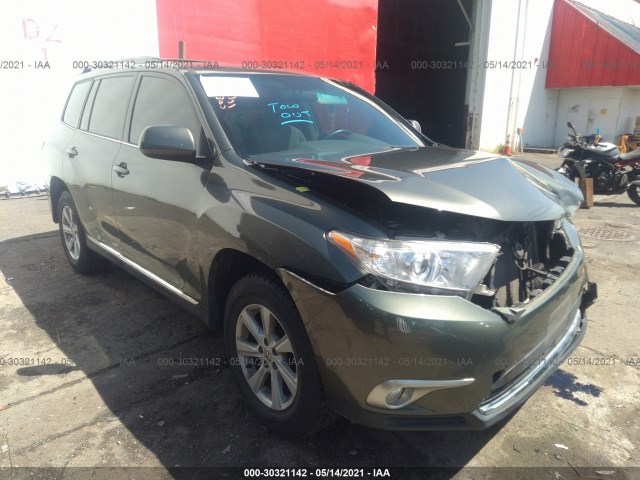 TOYOTA HIGHLANDER 2013 5tdbk3eh4ds196725