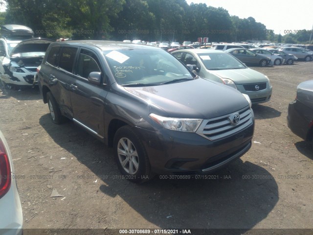 TOYOTA HIGHLANDER 2013 5tdbk3eh4ds205617