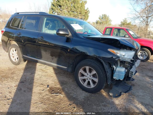 TOYOTA HIGHLANDER 2013 5tdbk3eh4ds240027