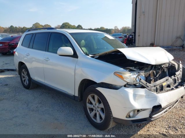 TOYOTA HIGHLANDER 2013 5tdbk3eh4ds241985