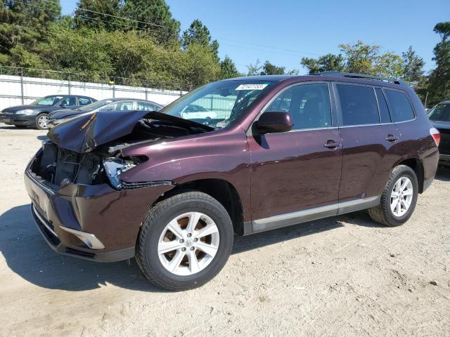 TOYOTA HIGHLANDER 2013 5tdbk3eh4ds244238