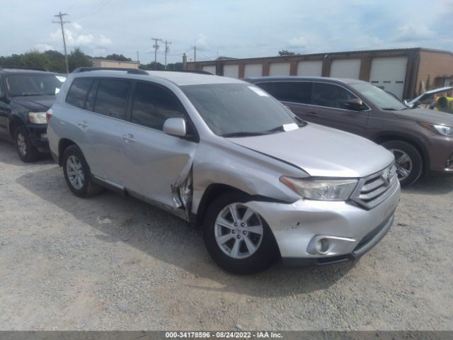 TOYOTA HIGHLANDER 2013 5tdbk3eh4ds244899