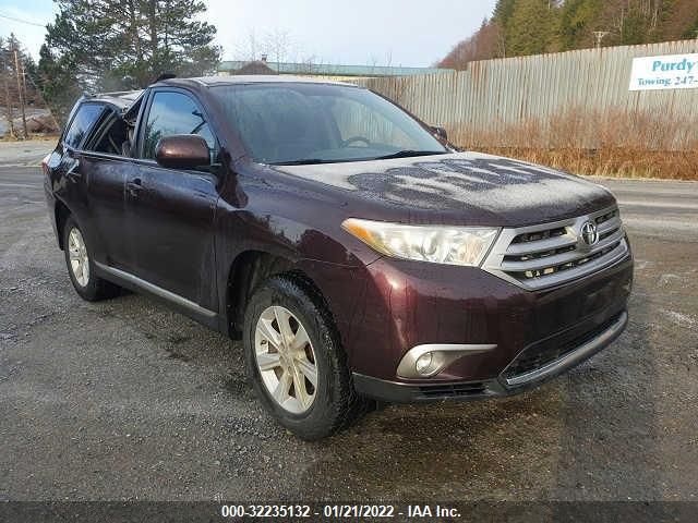 TOYOTA HIGHLANDER 2013 5tdbk3eh4ds247687