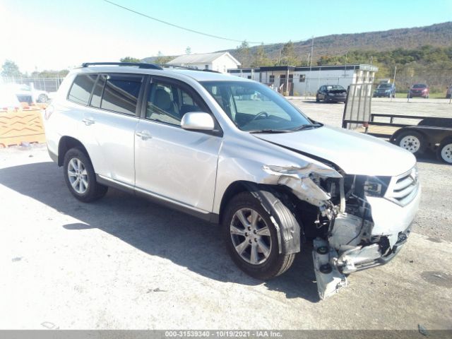 TOYOTA HIGHLANDER 2013 5tdbk3eh4ds249844