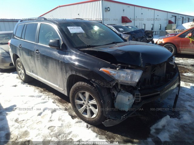 TOYOTA HIGHLANDER 2013 5tdbk3eh4ds253389