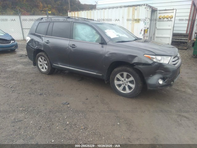 TOYOTA HIGHLANDER 2013 5tdbk3eh4ds255112