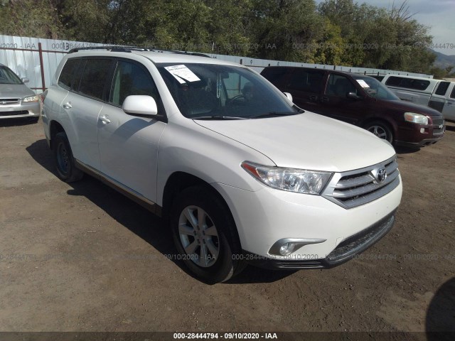 TOYOTA HIGHLANDER 2013 5tdbk3eh4ds278731