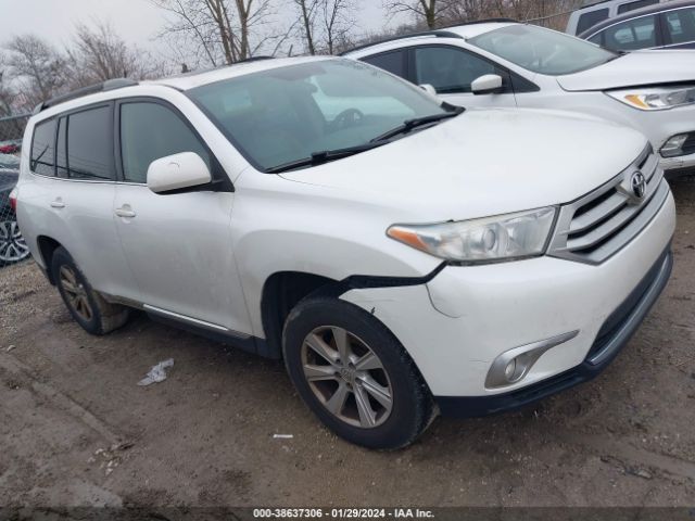 TOYOTA HIGHLANDER 2011 5tdbk3eh5bs050413