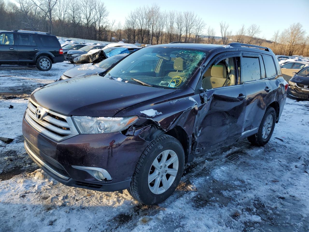 TOYOTA HIGHLANDER 2011 5tdbk3eh5bs062142