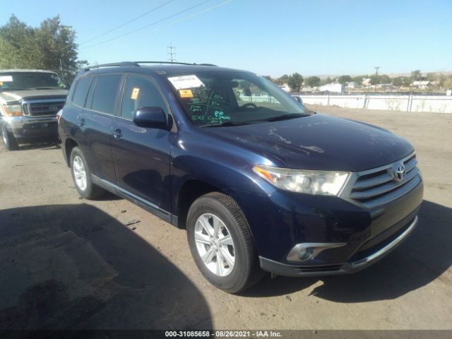 TOYOTA HIGHLANDER 2011 5tdbk3eh5bs065039