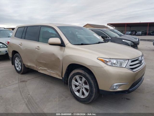 TOYOTA HIGHLANDER 2011 5tdbk3eh5bs077479