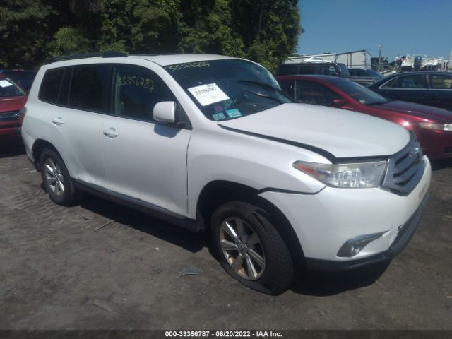 TOYOTA HIGHLANDER 2012 5tdbk3eh5cs093456