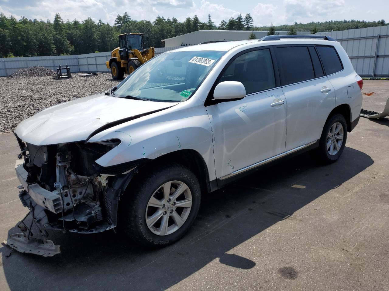 TOYOTA HIGHLANDER 2012 5tdbk3eh5cs097233