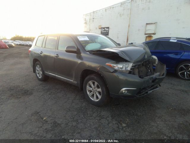 TOYOTA HIGHLANDER 2012 5tdbk3eh5cs097779