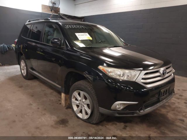 TOYOTA HIGHLANDER 2012 5tdbk3eh5cs100728