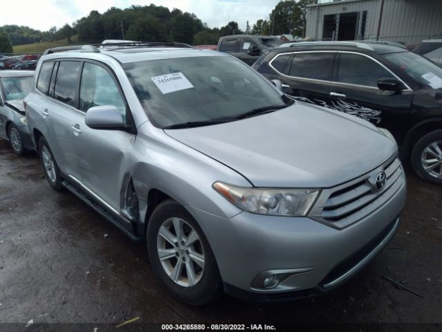 TOYOTA HIGHLANDER 2012 5tdbk3eh5cs107808