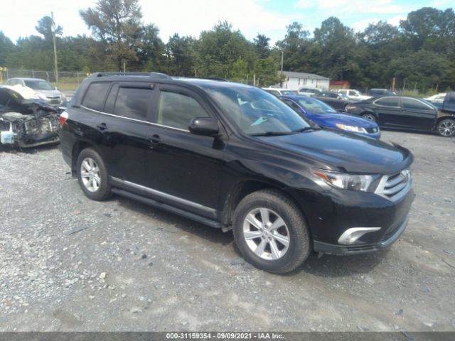 TOYOTA HIGHLANDER 2012 5tdbk3eh5cs110966