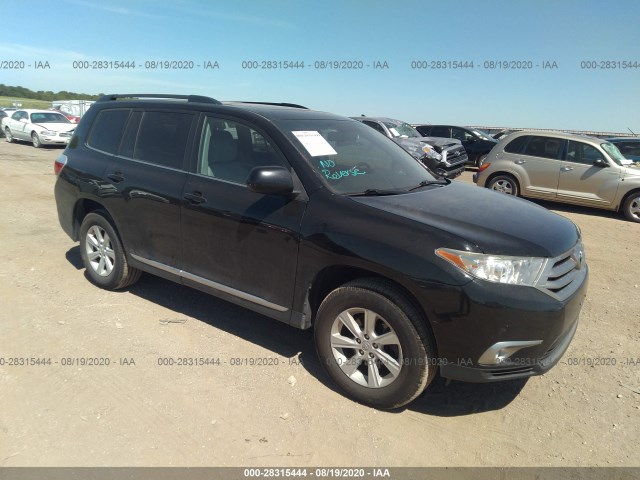 TOYOTA HIGHLANDER 2012 5tdbk3eh5cs111325