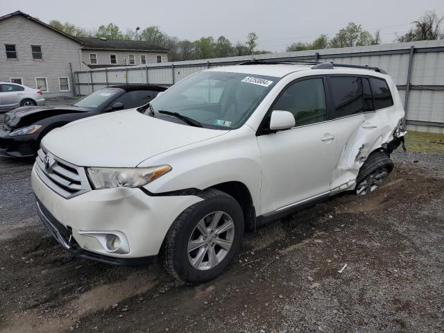 TOYOTA HIGHLANDER 2012 5tdbk3eh5cs115844