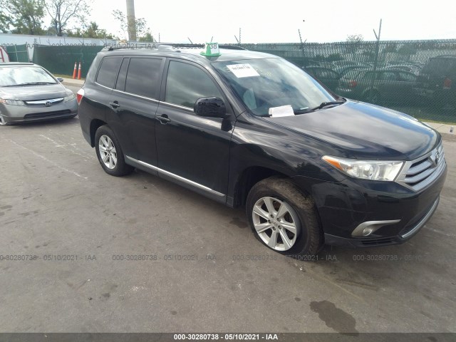 TOYOTA HIGHLANDER 2012 5tdbk3eh5cs116265