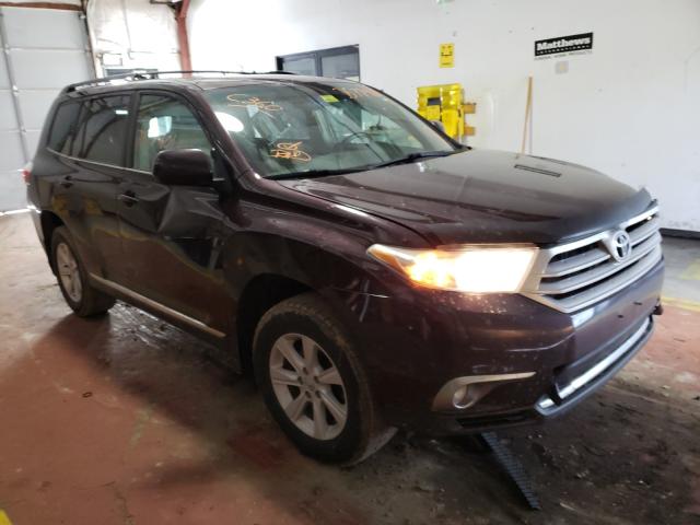 TOYOTA HIGHLANDER 2012 5tdbk3eh5cs129792