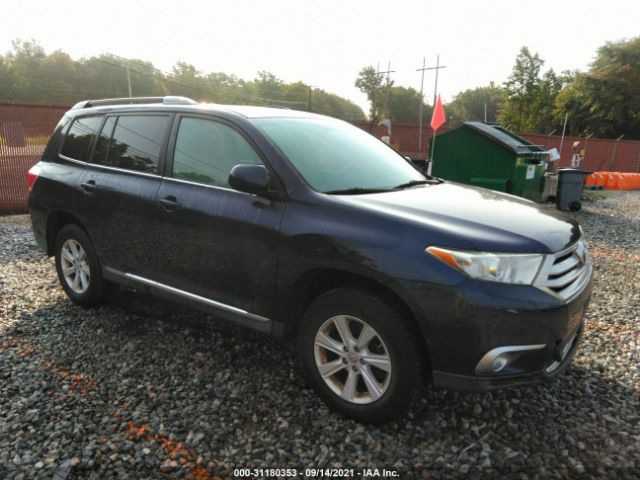 TOYOTA HIGHLANDER 2012 5tdbk3eh5cs132711