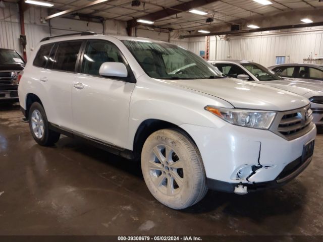 TOYOTA HIGHLANDER 2012 5tdbk3eh5cs146012