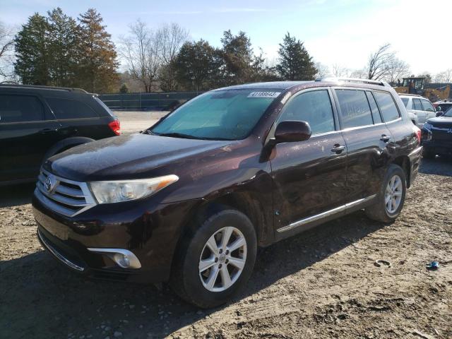 TOYOTA HIGHLANDER 2012 5tdbk3eh5cs149492