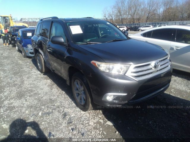 TOYOTA HIGHLANDER 2012 5tdbk3eh5cs152487