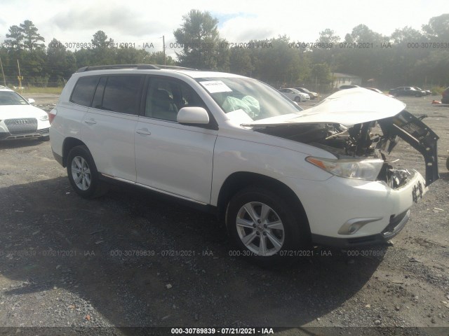 TOYOTA HIGHLANDER 2012 5tdbk3eh5cs162078