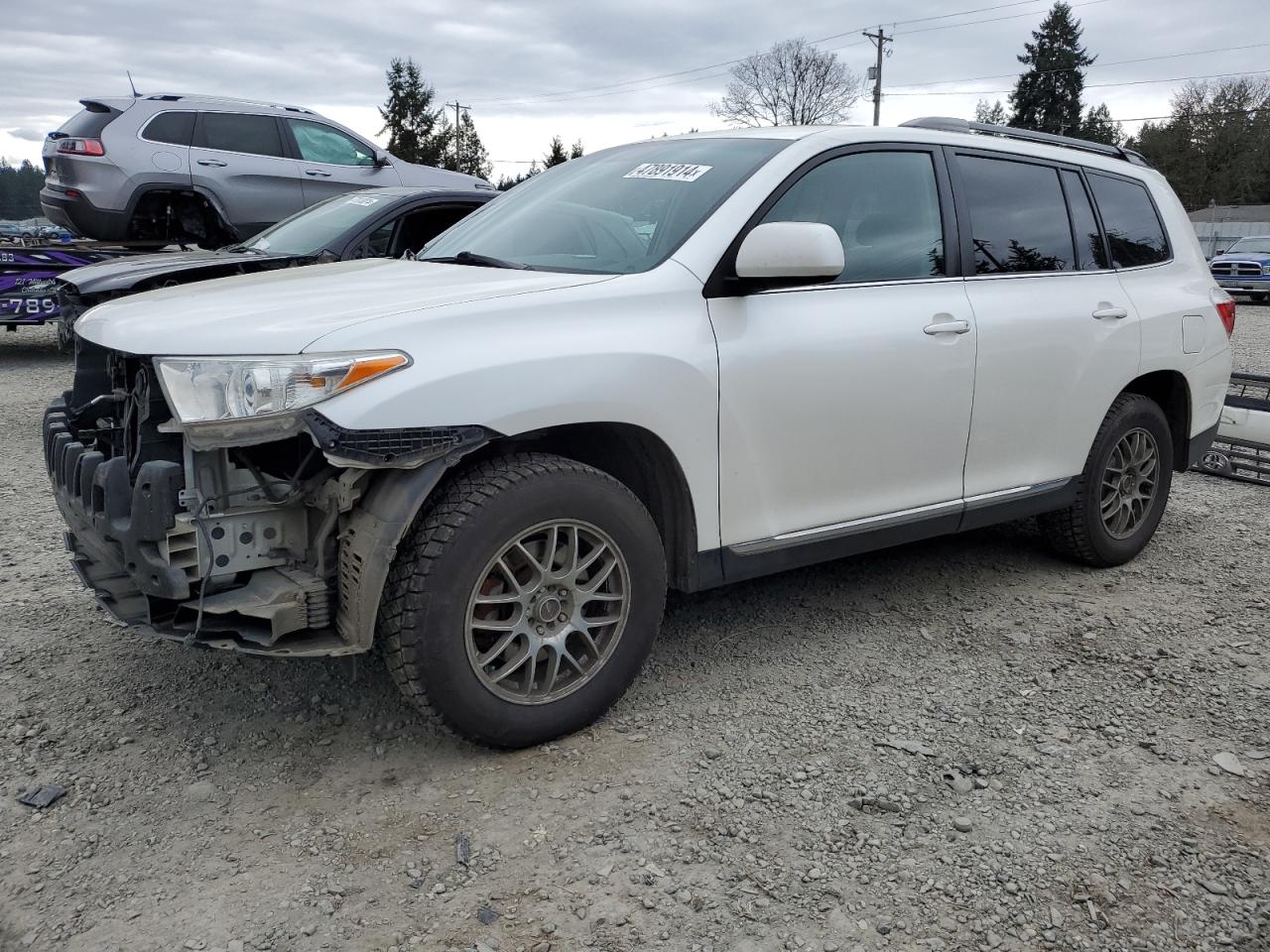 TOYOTA HIGHLANDER 2012 5tdbk3eh5cs170309