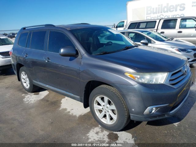 TOYOTA HIGHLANDER 2012 5tdbk3eh5cs175249