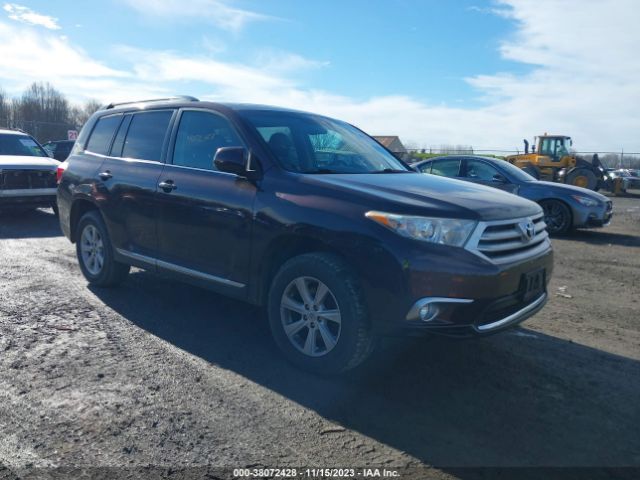 TOYOTA HIGHLANDER 2013 5tdbk3eh5ds177424