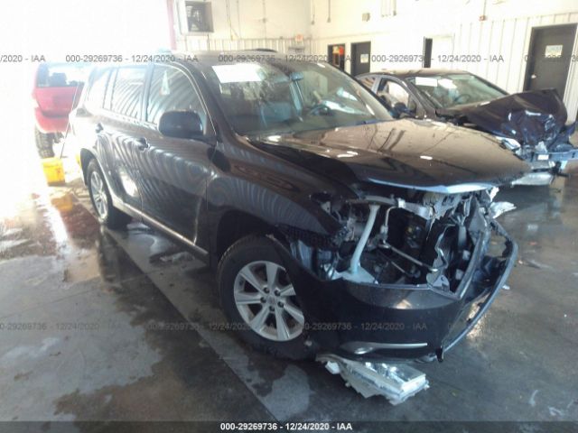 TOYOTA HIGHLANDER 2013 5tdbk3eh5ds180145