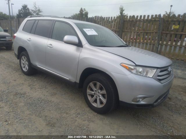 TOYOTA HIGHLANDER 2013 5tdbk3eh5ds182025