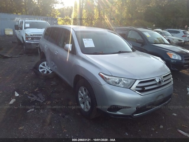 TOYOTA HIGHLANDER 2013 5tdbk3eh5ds201186