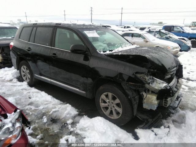 TOYOTA HIGHLANDER 2013 5tdbk3eh5ds204301