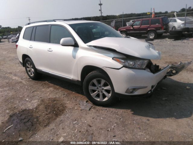 TOYOTA HIGHLANDER 2013 5tdbk3eh5ds210485